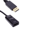 4K HDMI-H a DisplayPort-M Negro Cable-8cm Adaptador Video