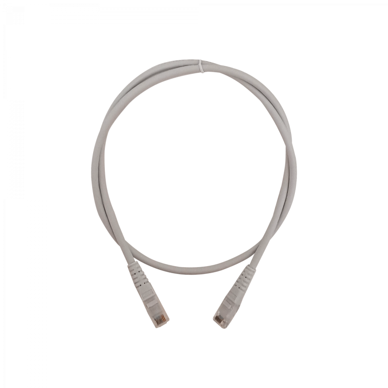 LINKMADE 1MT CAT6 GRIS LSZH CABLE PATCH INYECTADO MULTIFILAR