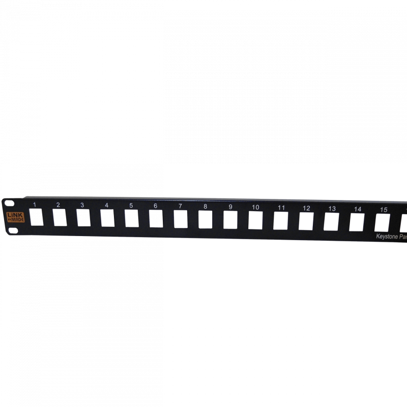 LINKMADE METAL 16-KEYSTONE SIN-SOPORTE PATCHPANEL 1U VACIO UNLOADED