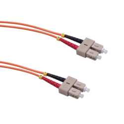 1mt SC-SC OM1 MultiModo MM Duplex Jumper Fibra 62.5/125um 3mm LSZH