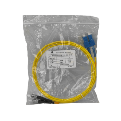 2mt ST/UPC-SC/UPC MonoModo SM Duplex Jumper Cable Fibra 9/125um 3mm