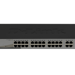 D-LINK 24-1000 4-SFP Switch Smart Rack Fuente-Interna