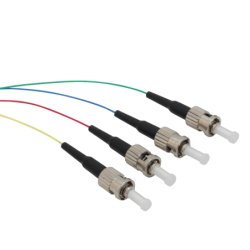 ST/UPC OM1 Multimodo 1,5mt 4-Unidades Pigtail 62.5/125um 0,9mm 150cm