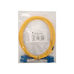 3mt SC-SC/UPC MonoModo SM Duplex Jumper Cable Fibra 9/125um 3mm