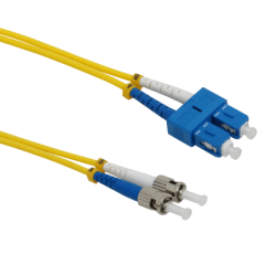 3mt ST/UPC-SC/UPC MonoModo SM Duplex Jumper Cable Fibra 9/125um 3mm