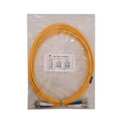 3mt ST-ST MonoModo SM Duplex Jumper Cable Fibra 9/125um 3mm