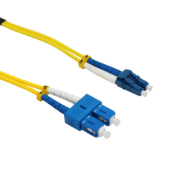 3mt LC-SC/UPC MonoModo SM Duplex Jumper Cable Fibra 9/125um 3mm