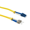 3mt LC-ST/UPC MonoModo SM Duplex Jumper Cable Fibra 9/125um 3mm LSZH