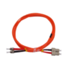3mt ST-SC OM1 MultiModo MM Duplex Jumper Fibra 62.5/125um LSZH