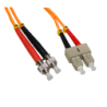 3mt ST-SC OM1 MultiModo MM Duplex Jumper Fibra 62.5/125um LSZH