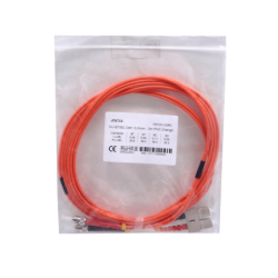 3mt ST-SC OM1 MultiModo MM Duplex Jumper Fibra 62.5/125um LSZH