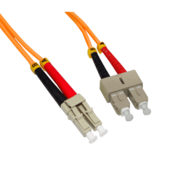 3mt LC-SC OM1 MultiModo MM Duplex Jumper Fibra 3mm 62.5/125um