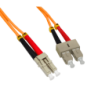 3mt LC-SC OM1 MultiModo MM Duplex Jumper Fibra 3mm 62.5/125um