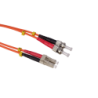 3mt LC-ST OM1 MultiModo MM Duplex Jumper Fibra 3.0mm 62.5/125um LSZH