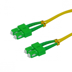 5mt SC/APC-SC/APC MonoModo SM Duplex Jumper Cable Fibra 9/125um LSZH