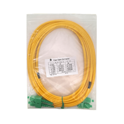 5mt SC/APC-SC/APC MonoModo SM Duplex Jumper Cable Fibra 9/125um LSZH