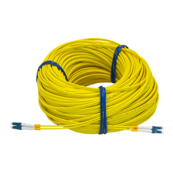 100mt LC-LC MonoModo SM Duplex Jumper Cable Fibra 3.0mm 9/125um