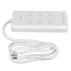 UBIQUITI 100-125VAC SmartPower 6-Canales Americano 4-USB-C PDU 2,4GHz