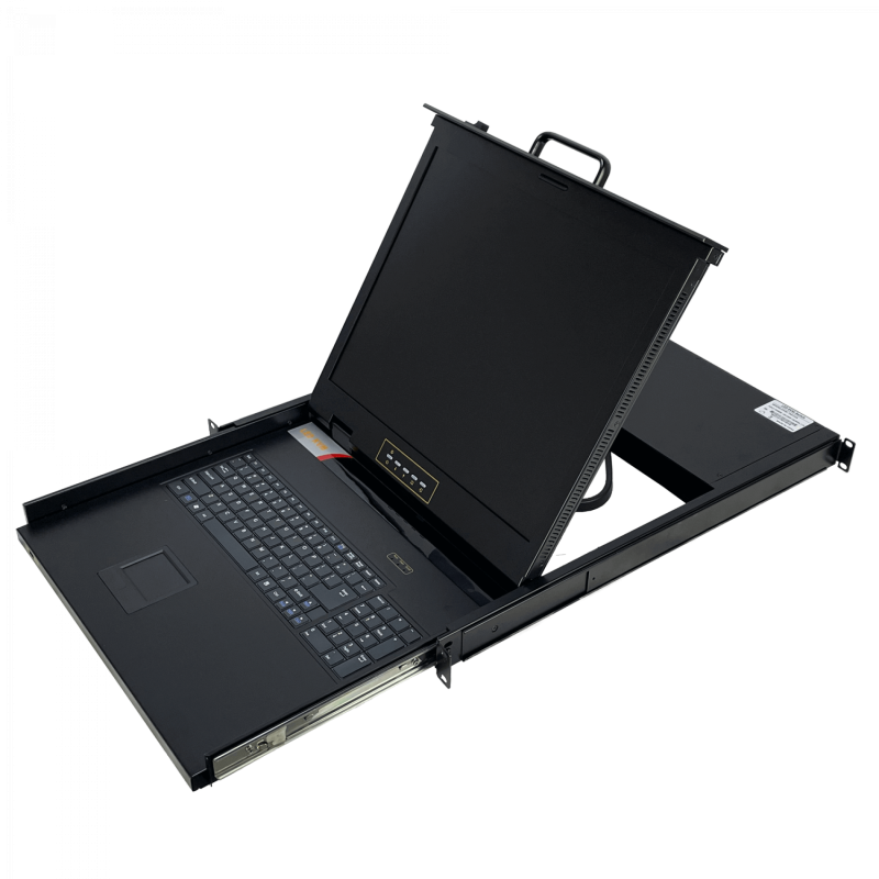 Consola Monitor 1-VGA Teclado Trackpad 1-USB Rack 1U requiere-KVM