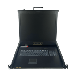 Consola Monitor 1-VGA Teclado Trackpad 1-USB Rack 1U requiere-KVM