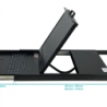 Consola Monitor 1-VGA Teclado Trackpad 1-USB Rack 1U requiere-KVM