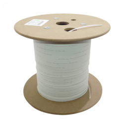 2-Fibras-G652D Blanca 500m DropCable Ext. FTTH SM LSZH 3x2mm