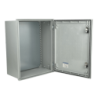 TIBOX 500x400x200mm Poliester Tablero Estanco Gris IP65 RoHS c/Placa