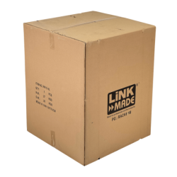LINKMADE 15U 60CM-FONDO NEGRO INC-2U RACK PARED