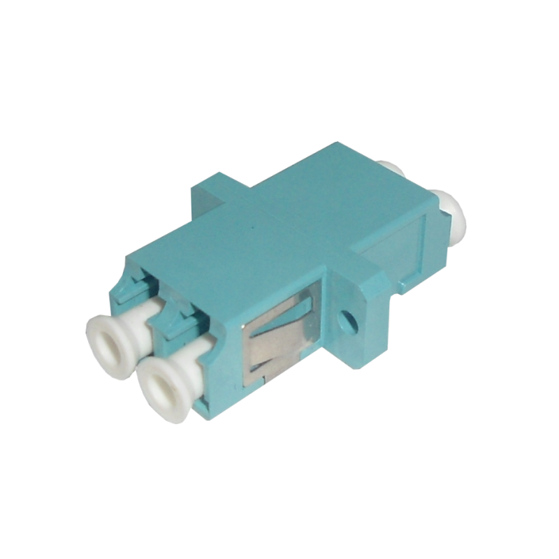 LC-LC Aqua OM3 DX-Duplex Copla p/Fibra Adaptador p/Cabecera-CL/Caja