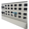 LC-LC Aqua OM3 DX-Duplex Copla p/Fibra Adaptador p/Cabecera-CL/Caja