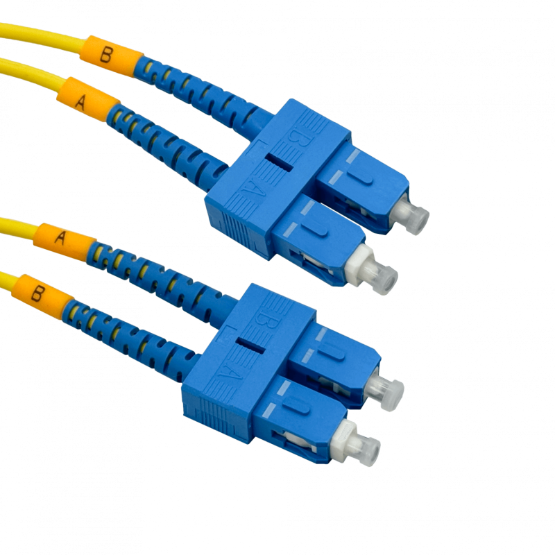 15mt SC-SC/UPC MonoModo SM Duplex Jumper Cable Fibra 9/125um 3mm