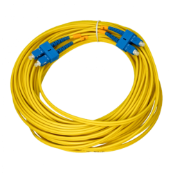 15mt SC-SC/UPC MonoModo SM Duplex Jumper Cable Fibra 9/125um 3mm