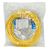 15mt SC-SC/UPC MonoModo SM Duplex Jumper Cable Fibra 9/125um 3mm
