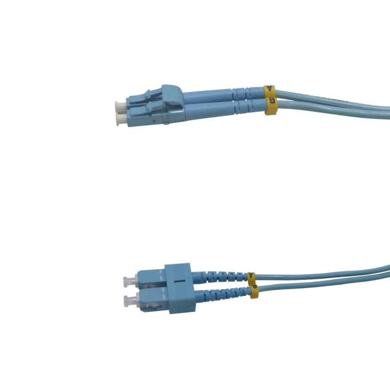 15mt LC-SC OM3 MultiModo MM Duplex Jumper Fibra 50/125um 3.0mm LSZH