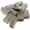 LINKMADE 10-unids p/Multifilar Cat6 FTP STP Conector RJ45 Metalico