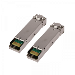 MIKROTIK 1-LC 20km Pareja SFP WDM Bidireccional 1550nm/1310nm 1,25Gbps