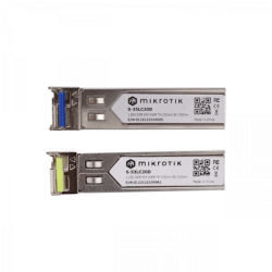 MIKROTIK 1-LC 20km Pareja SFP WDM Bidireccional 1550nm/1310nm 1,25Gbps