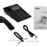 UNIDEN Telefono Analogo LCD-no-ilum 1-RJ11 Sobremesa Altavoz