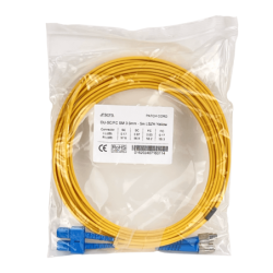 5mt SC-FC MonoModo SM Duplex Jumper Cable Fibra