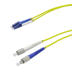 5mt LC-FC MonoModo SM Duplex Jumper Cable Fibra 9/125um LSZH