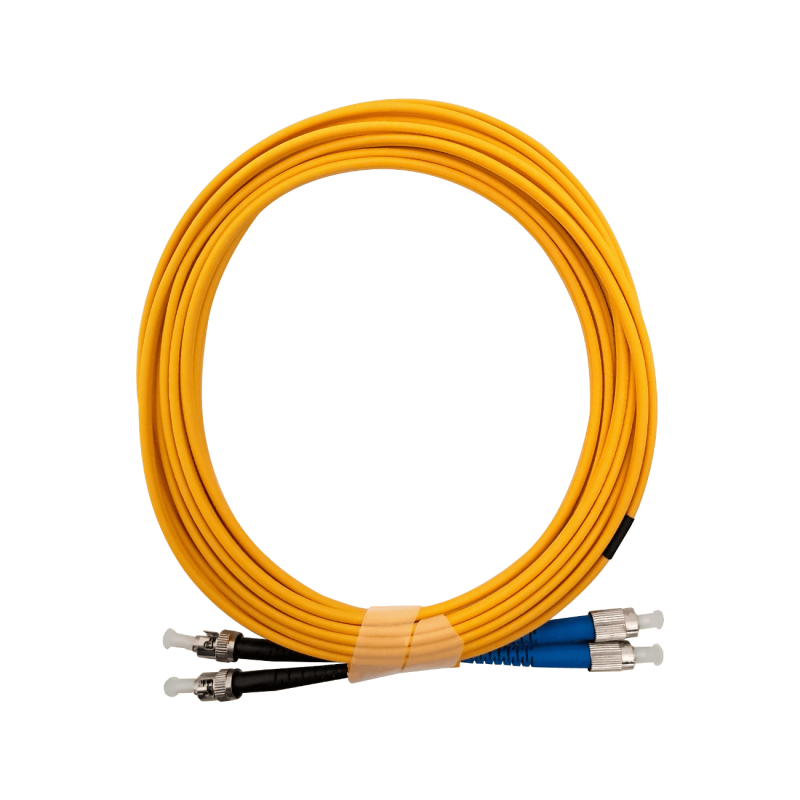 5mt ST-FC MonoModo SM Duplex Jumper Cable Fibra 3.0mm 9/125um
