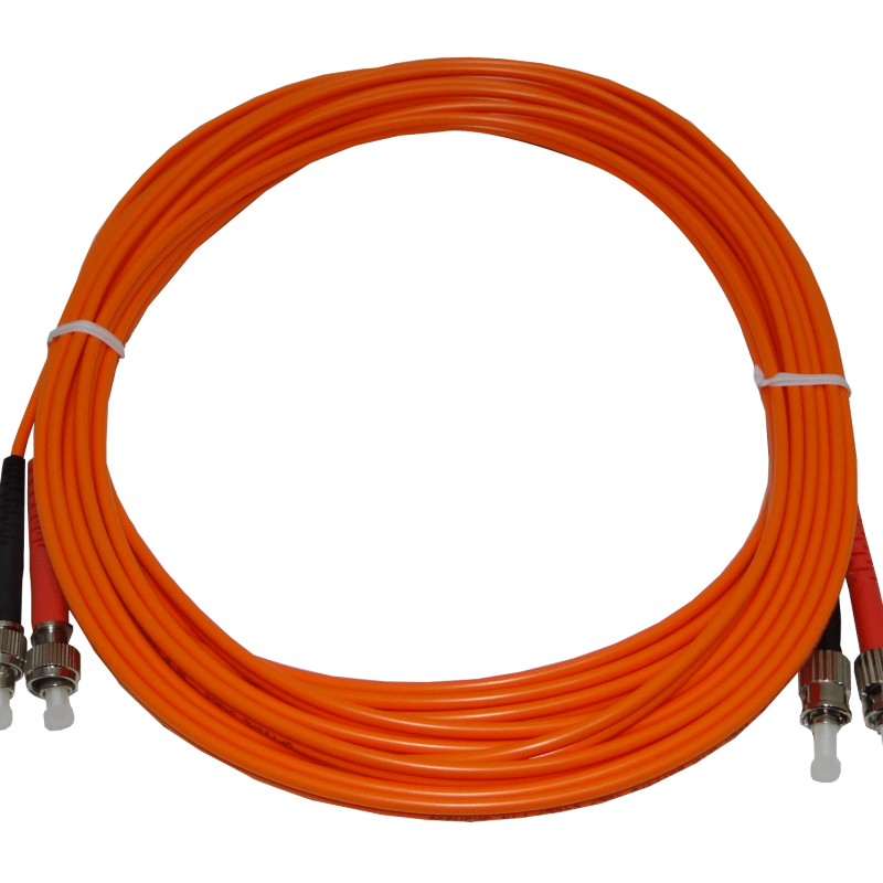 5mt FC-ST OM1 Multimodo MM Duplex Jumper Fibra 62.5/125um LSZH