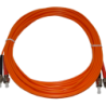 5mt FC-ST OM1 Multimodo MM Duplex Jumper Fibra 62.5/125um LSZH