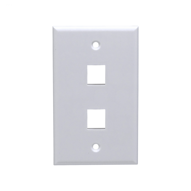 BLANCO 2-Keystone Vertical Faceplate 70x114mm