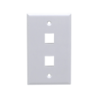 BLANCO 2-Keystone Vertical Faceplate 70x114mm