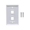 BLANCO 2-Keystone Vertical Faceplate 70x114mm