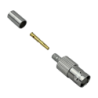 Conector BNC-Hembra Crimpeable p/cable LMR195 RG58 RG142 RG223 RG400