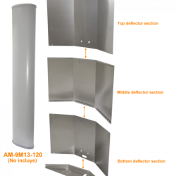 RFARMOR AM-9M13-120 UNITARIO ESCUDO P/SECTORIAL-ROCKET UBIQUITI