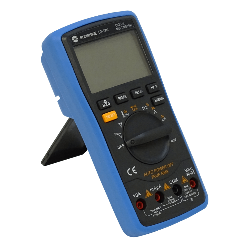 SUNSHINE Auto-Rango Multitester Digital req-9V 1000VDC 750VAC 10A Hz