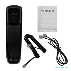 OHO Telefono Analogo Gondola Negro 1-RJ11-M/H